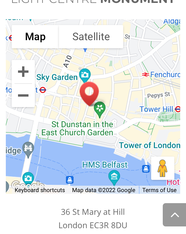 Map Light Centre Monument August22
